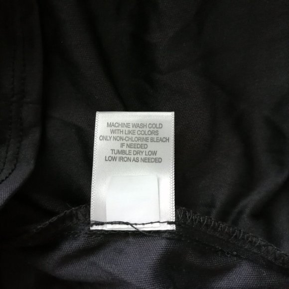 Signature By Robbie Bee Black Gray Tie Back Knee Length Sheath Dress Size 6 - Picture 7 of 7